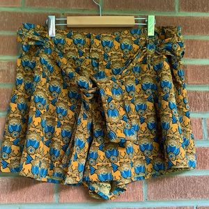 NWOT🦚ASOS belted flowy culottes shorts